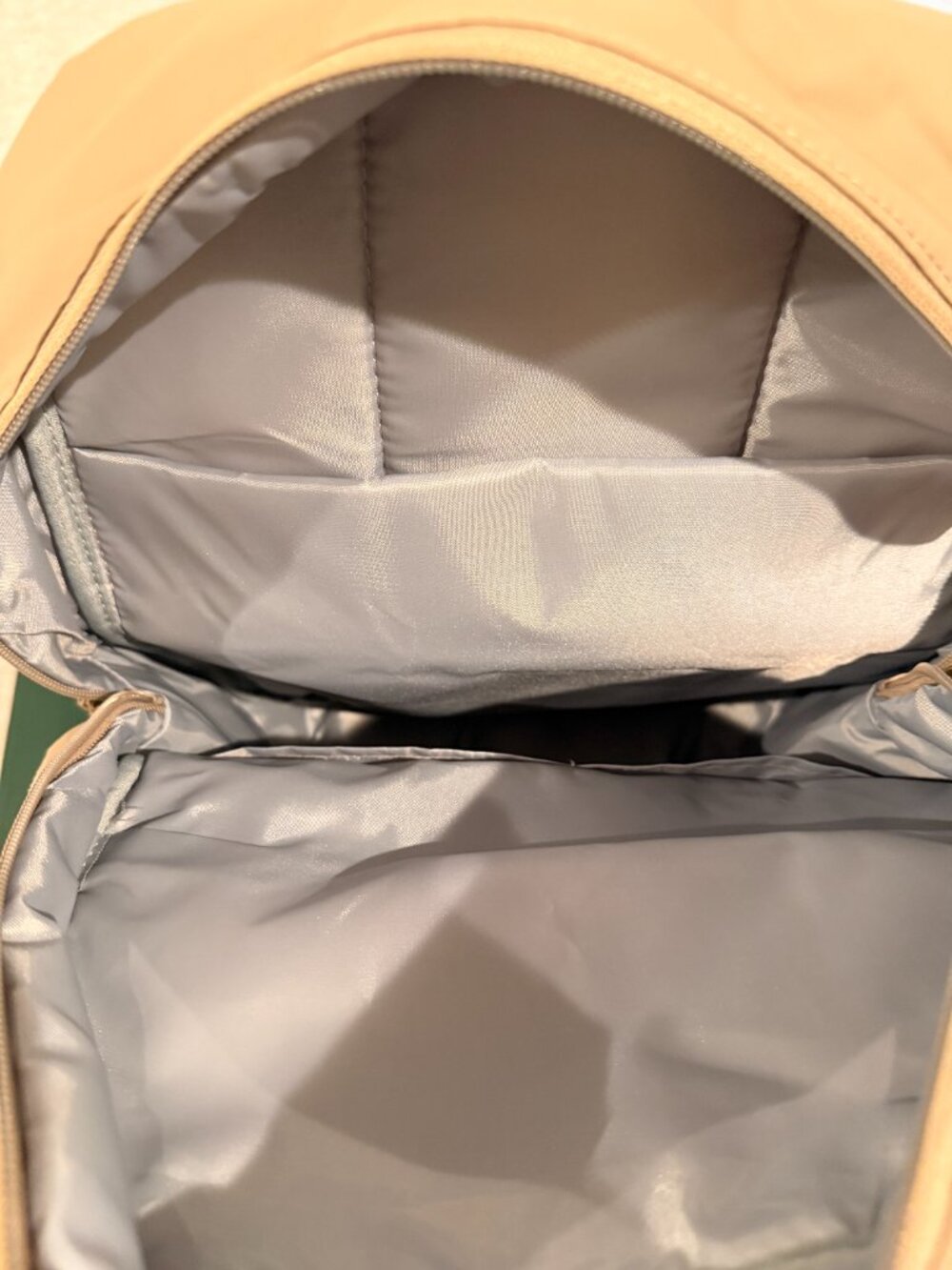 BAGSMART Backpacks for Women, Lightweight Puffer 15" Laptop Backpack in Caramel - Picture 9 of 13